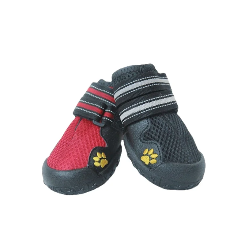 

Medium and Large Dogs Outdoor Mountaineering Dog Shoes Pet Breathable Mesh Shoes Wear-resistant Pet Shoes