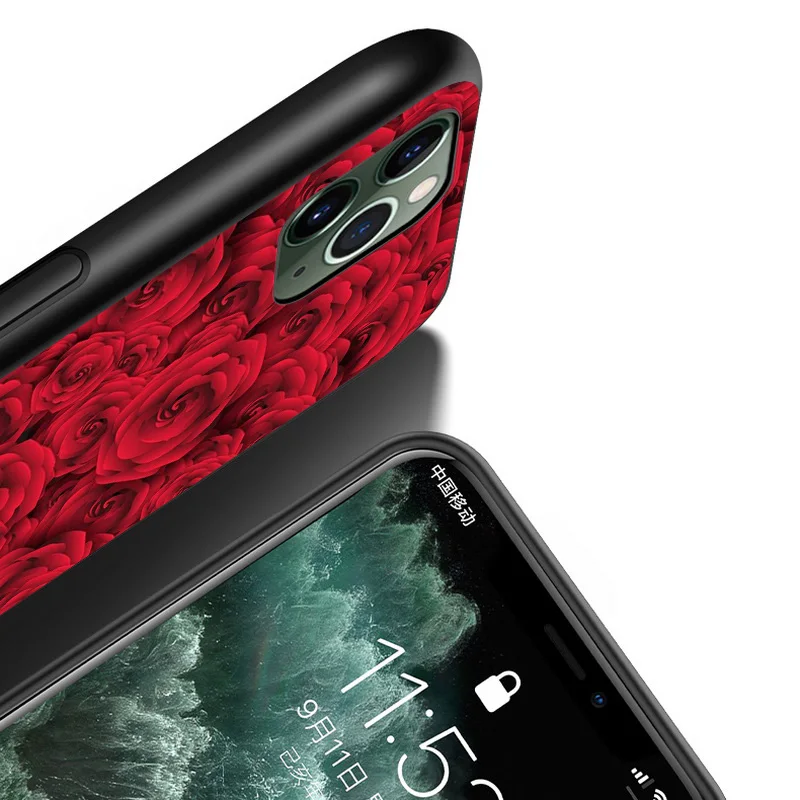 

Natural Beautiful Bright Flower For Apple iPhone 12 11 XS Pro Max Mini XR X 8 7 6 Plus 5 5S SE Black Phone Case