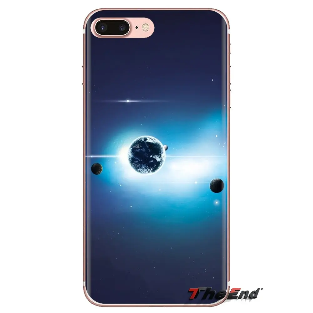 Космический свет мягкий прозрачный просвечивающийся чехол Чехлы для huawei Honor 7X V10