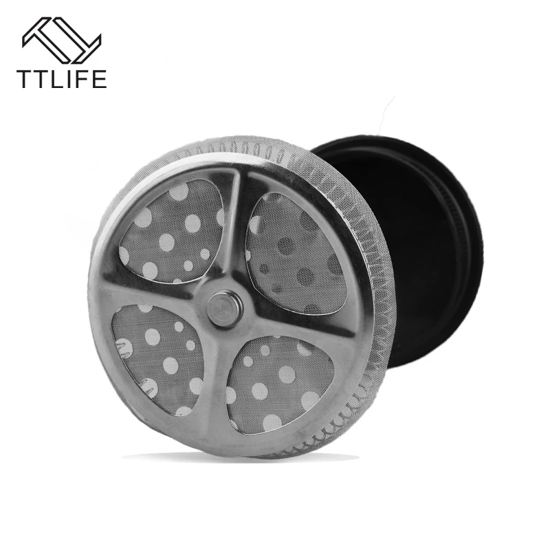 TTLIFE 0.35L/0.6L Нержавеющая сталь Французский пресс-горшок кофе Плунжер чай заварки с фильтром боросиликатного стекла кофейная посуда