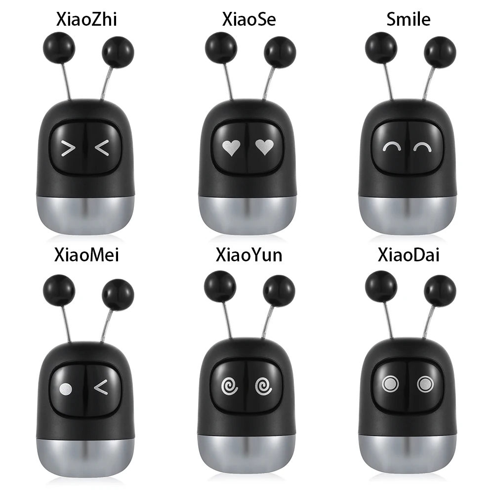 1 шт. новый очаровательный мультяшный мини робот для выхода воздуха автомобиля