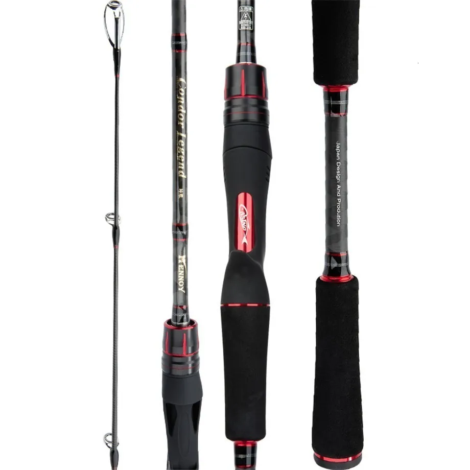 Mavllos Professional Carbon Fishing Rod for Bass Pike 1.98m 2.1m 2.29m 2.4m L.wt 8-25g Fast Action Ultralight Spinning Rod enlarge