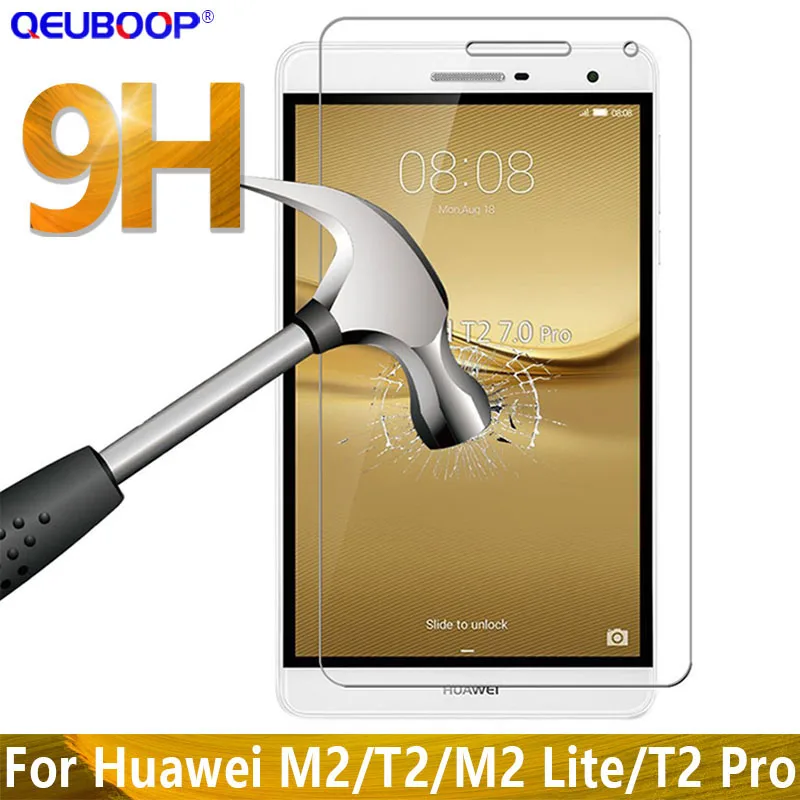 Протектор экрана из закаленного стекла для HuaWei Mediapad T2 M2 Pro 10 8 Honor 7 - Цена: 11.18