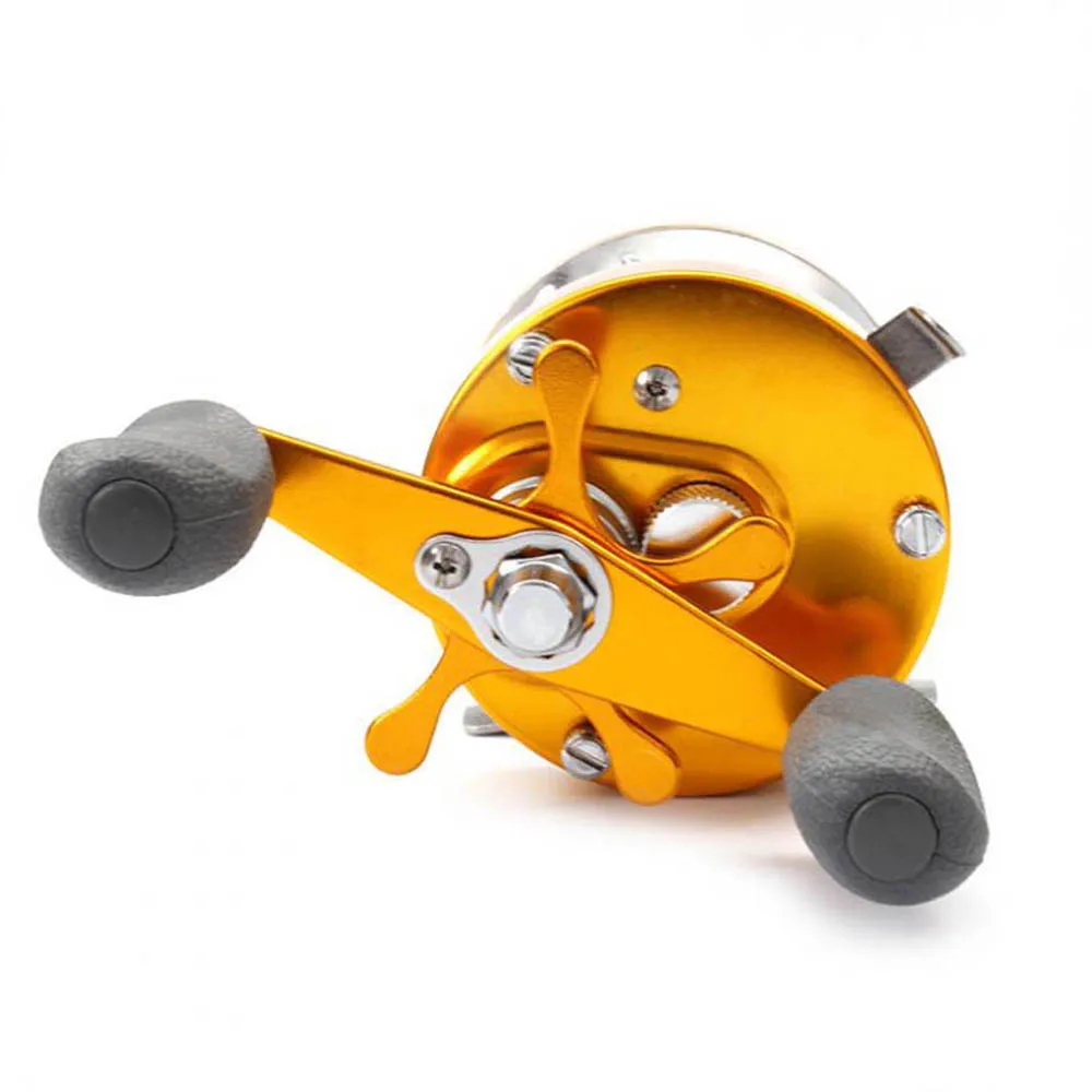 Металлический Барабан рыболовная Центробежная катушка Механический Двойной