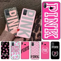 fashion pink for girls phone case for samsung galaxy a21s a01 a11 a31 a81 a10 a20e a30 a40 a50 a70 a80 a71 a51