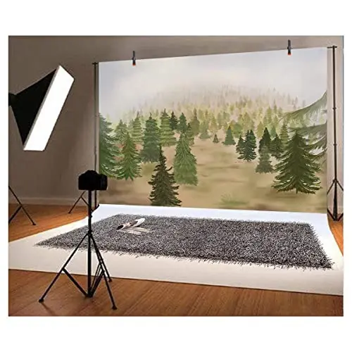 

Christmas Photography Background Wiinter Forest Design Newborn Kids Baby Shower Birthday Decor Studio Photo Backdrop ZW-3636