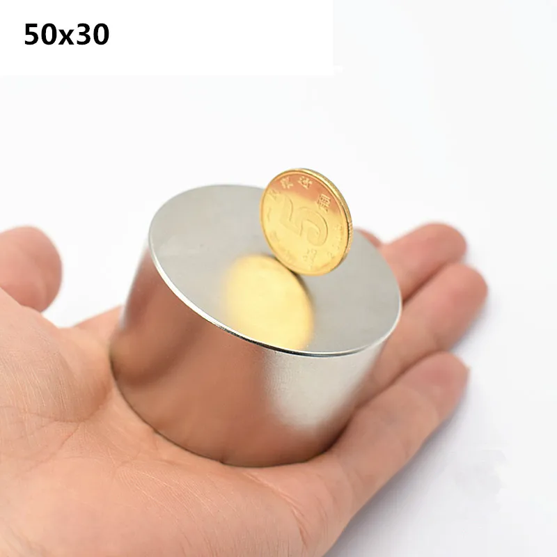 Неодимовый магнит круглый супермощный 50х30 диаметр 40 60 мм N52/N35/N40|magnet 50x30|neodymium magnet