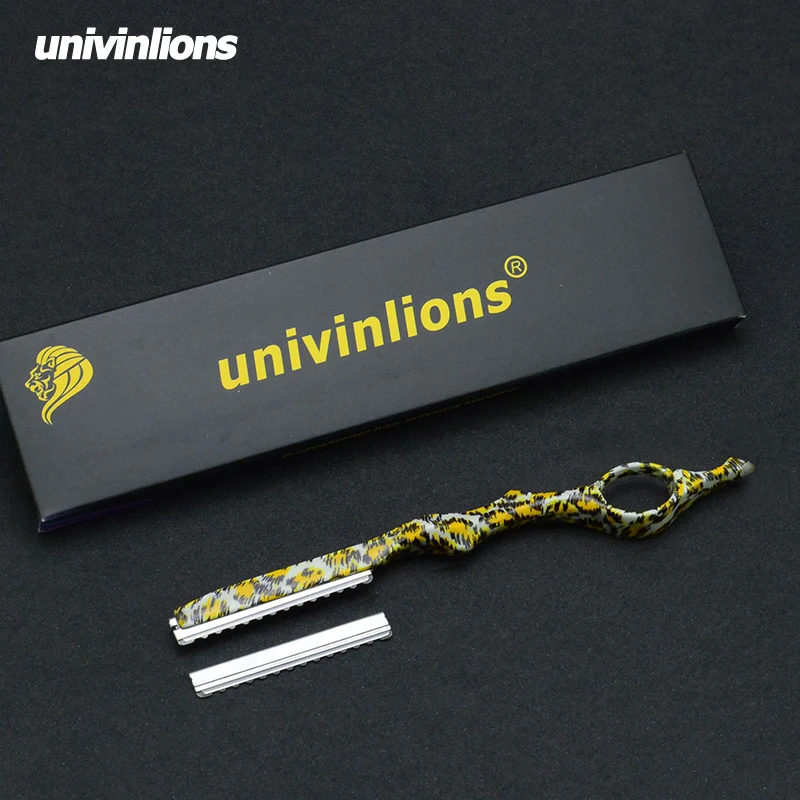 Цветной нож univinlions для филировки волос прямые лезвия парикмахерской стрижки