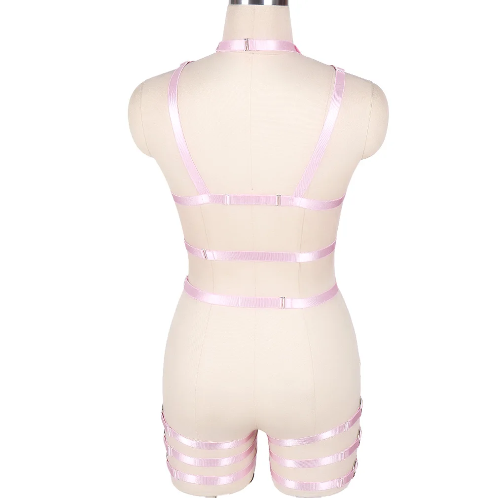 

Adjusatble Women's Underwear Stocking Garter Festival Rave Wear Sexy Harness Fashion Fetish Erotic Lingerie Body Stocking Belt