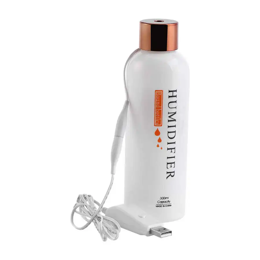 1 шт. 300 мл увлажнитель воздуха в форме бутылки USB Ультразвуковой с прохладным