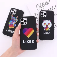 likee funny cat bear love heart protection phone coque for iphone 11 12 13 pro mini 7 8plus x xs xr max silicone telephone funda