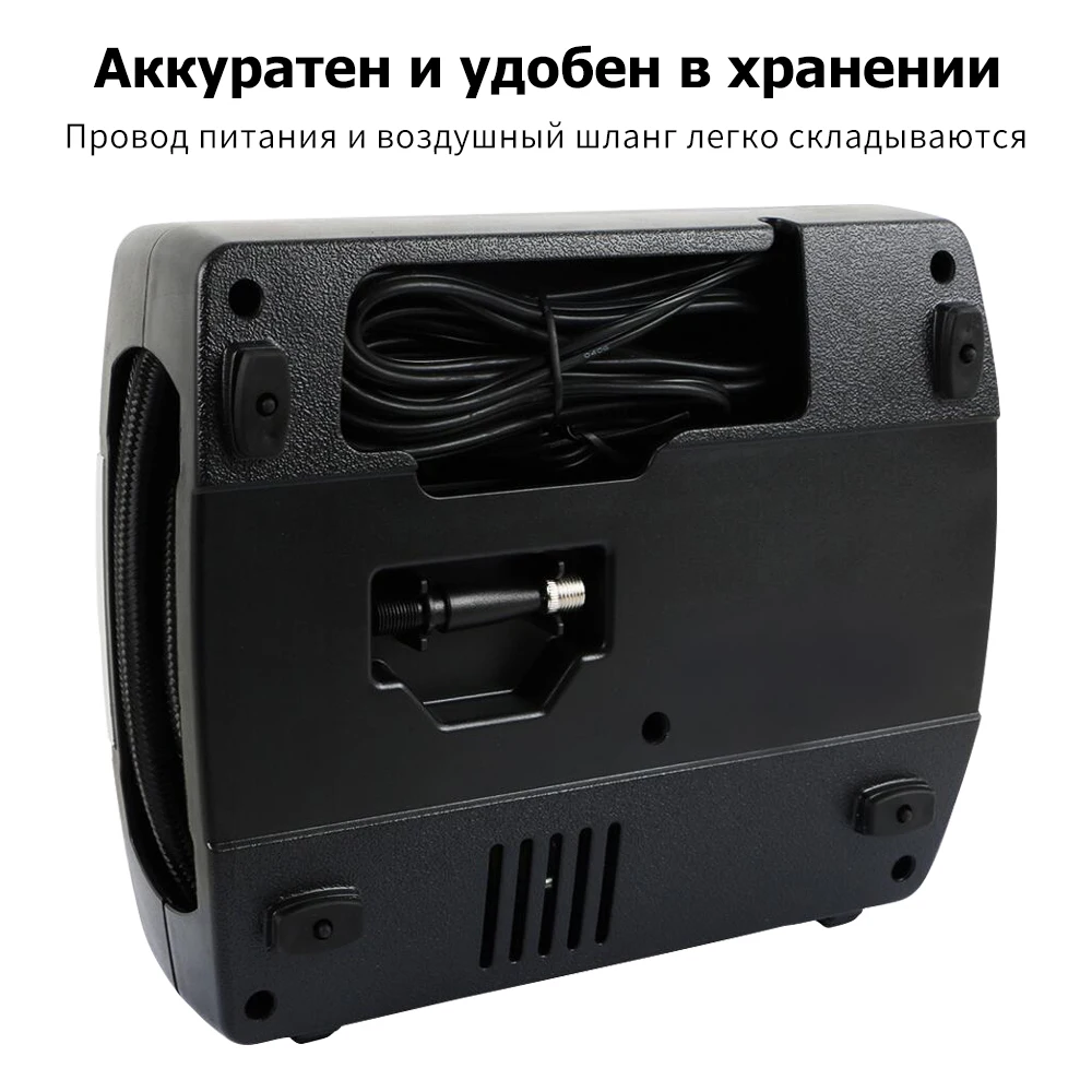 WINDEK автомобильный компрессор Накачка шин насос Авто Цифровой Электрический шин надувной 12 В воздушные компрессоры для Легковые шины