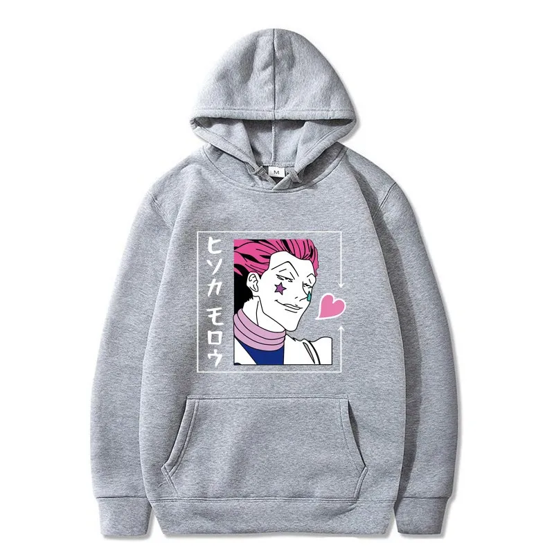 

2020 Harajuku Anime Hunter X Hunter Killua Leorio Kurapika Gon Hisoka Men Pullover Hoodie Streetswear Tops