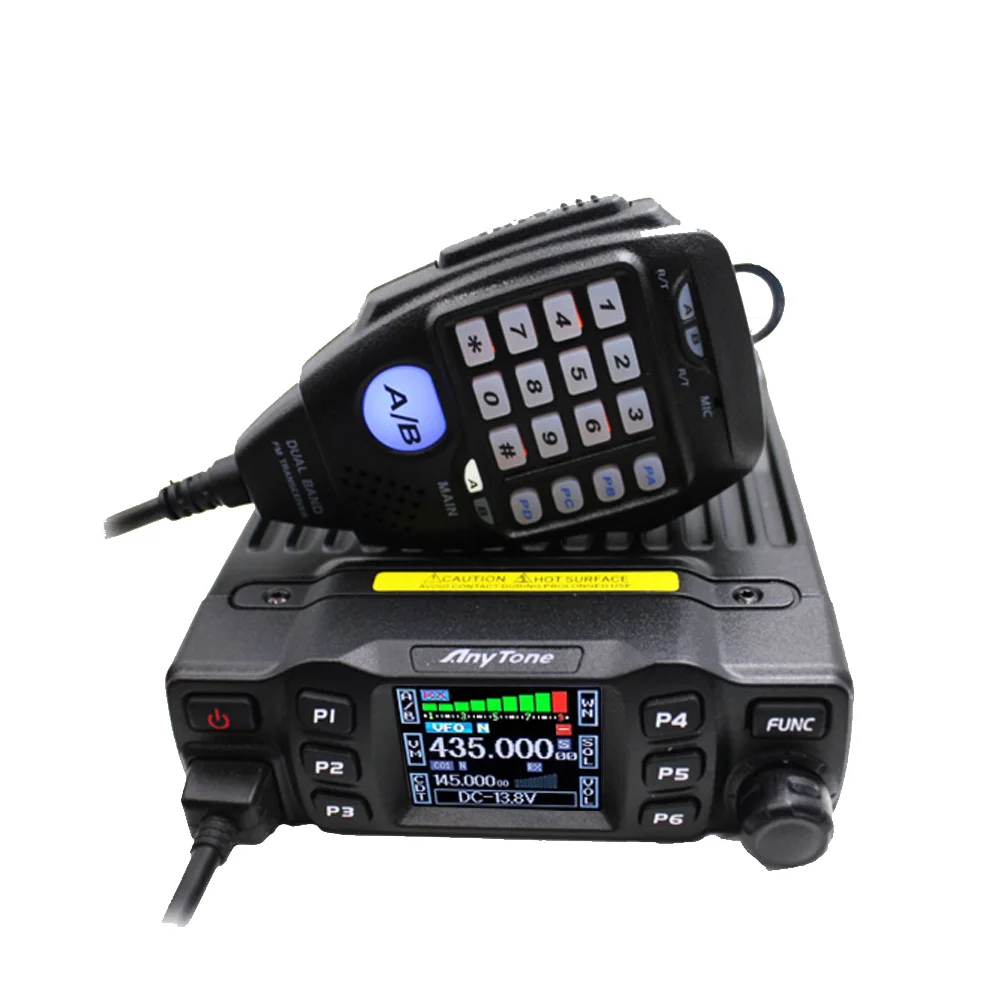 

AnyTone AT-778UV Walkie Talkie 25W Dual Band Transceiver mini Mobile Radio VHF 136-174 UHF 400-480MHz Amateur Radio Ham