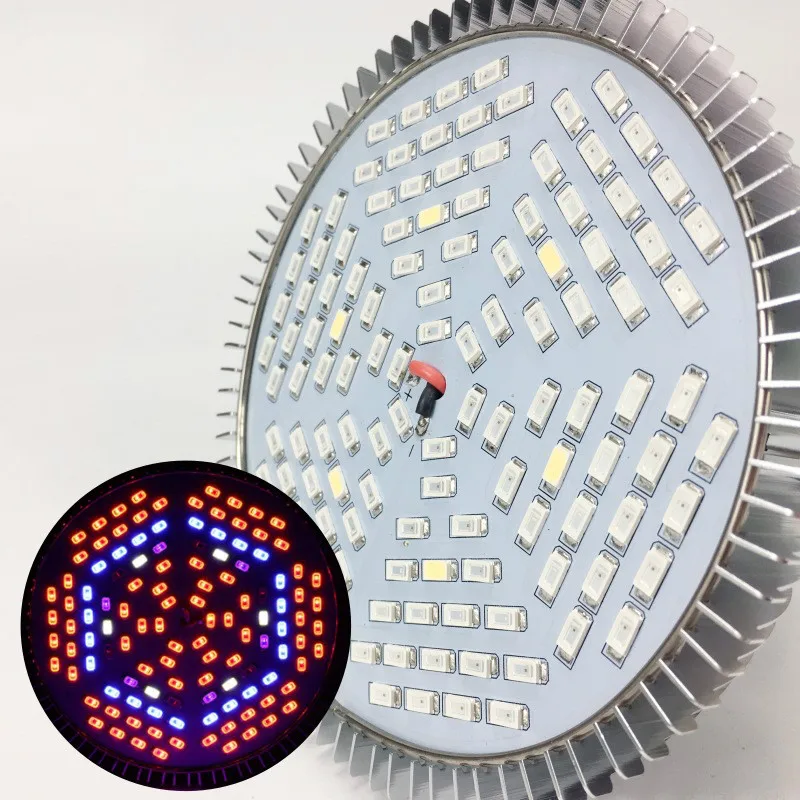 Полный спектр Светодиодная лампа для выращивания растений 30W50W80W теплица посадки