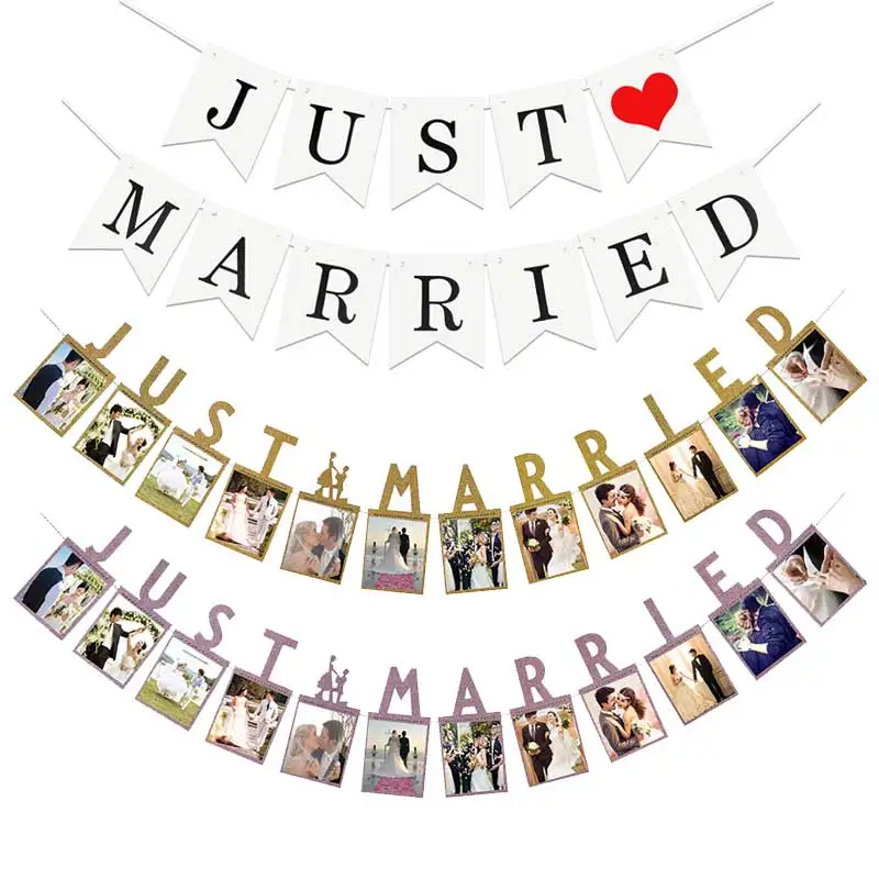 1 комплект баннер для невесты свадебная фотография|Флажки вымпелы и конфетти| |