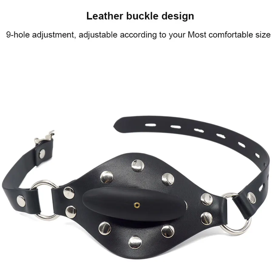 Надувной силиконовый кляп для рта БДСМ Набор бондажа рабства оральная фиксация SM