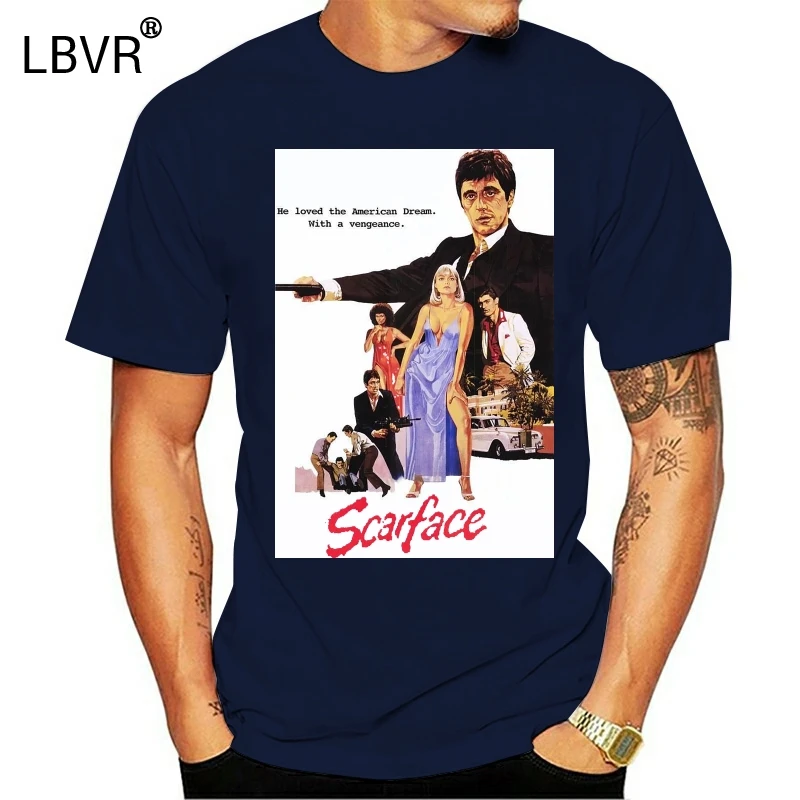 Ретро футболка Scarface Al Pacino 80s Film 323|Футболки| |