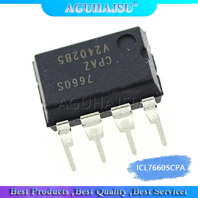 10 шт. ICL7660SCPA DIP8 ICL7660 DIP ICL7660S DIP-8 ICL7660SCPAZ Новый и оригинальный | Электронные