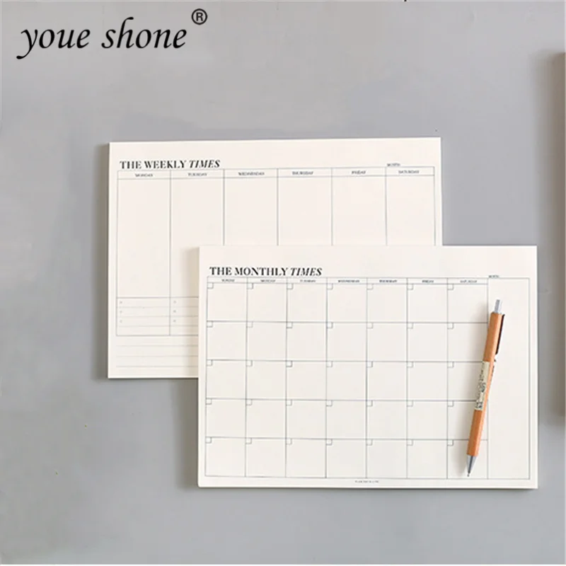 1 шт. простой блокнот с рабочим днем|Блокноты| |