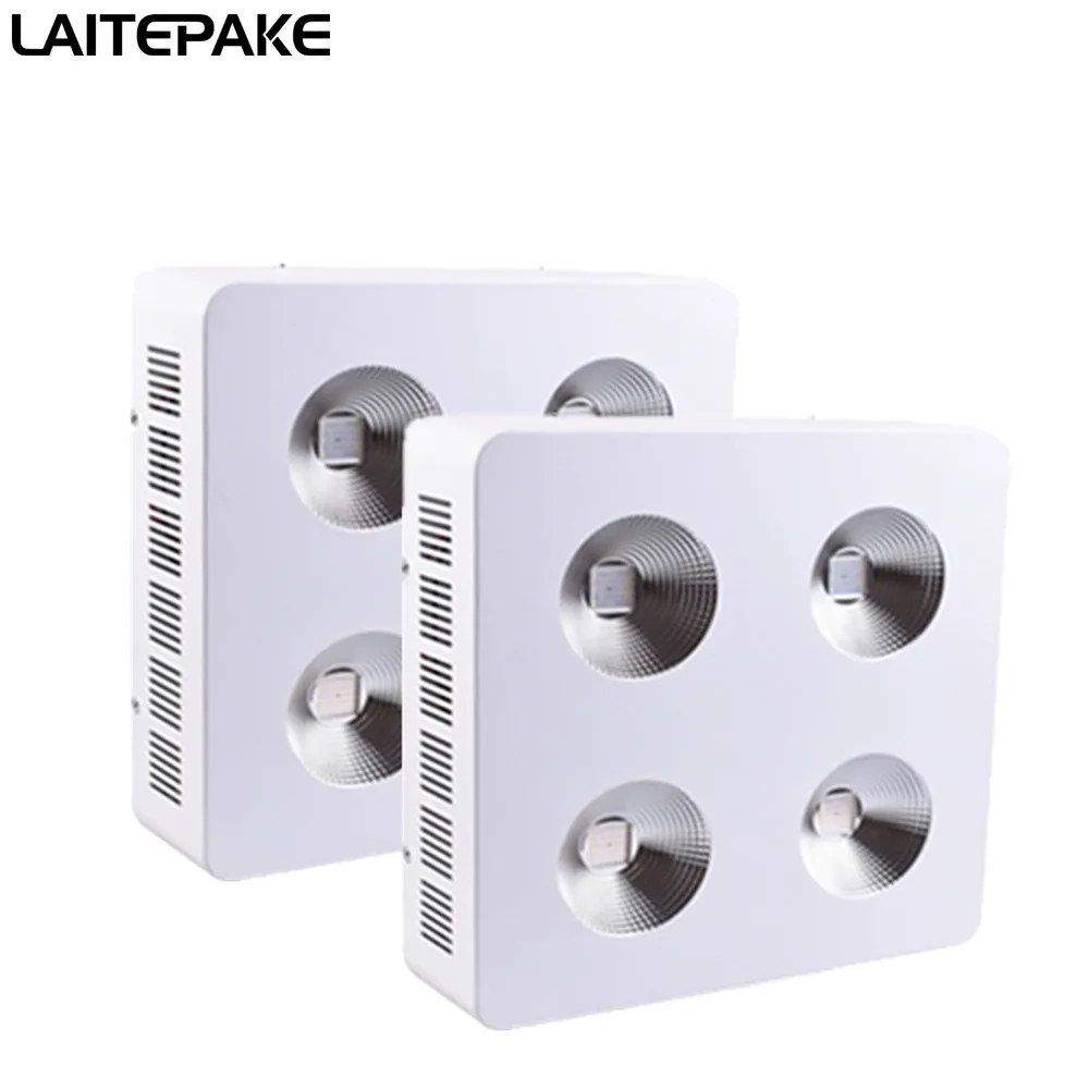 LAITEPAKE 2 шт./1200 Вт COB LED Grow Light полный спектр с шт. линзы брюки растут быстрее цветок