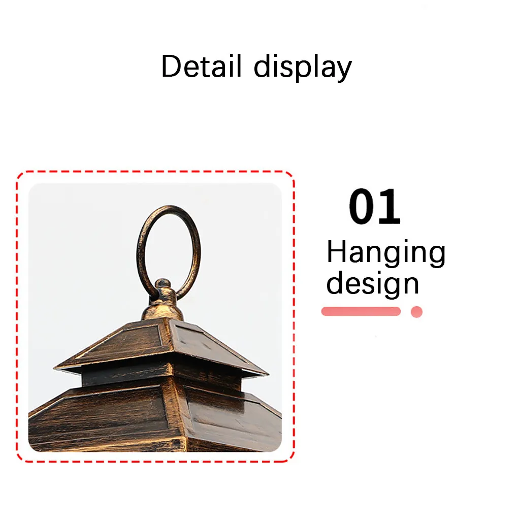 Хэллоуин прозрачный штормовой фонарь ночной Декор Свеча лампа светодиодная Бар