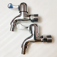 6 points bathroom alloy faucet washing machine mop pool faucet thick single handle faucet into the wall