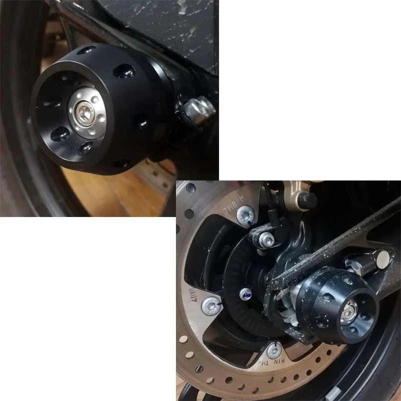 

For BMW G310GS G310R G310 GS R 2017 2018 2019 Motorcycle Front & Rear Axle Fork Slider Wheel Protector Anti-drop Ball Shock