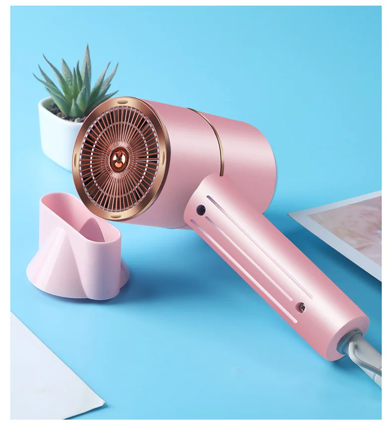 

Beautiful Portable Negative Ion Household Appliances Intelligent Electric Constant Temperature Hair Dryer