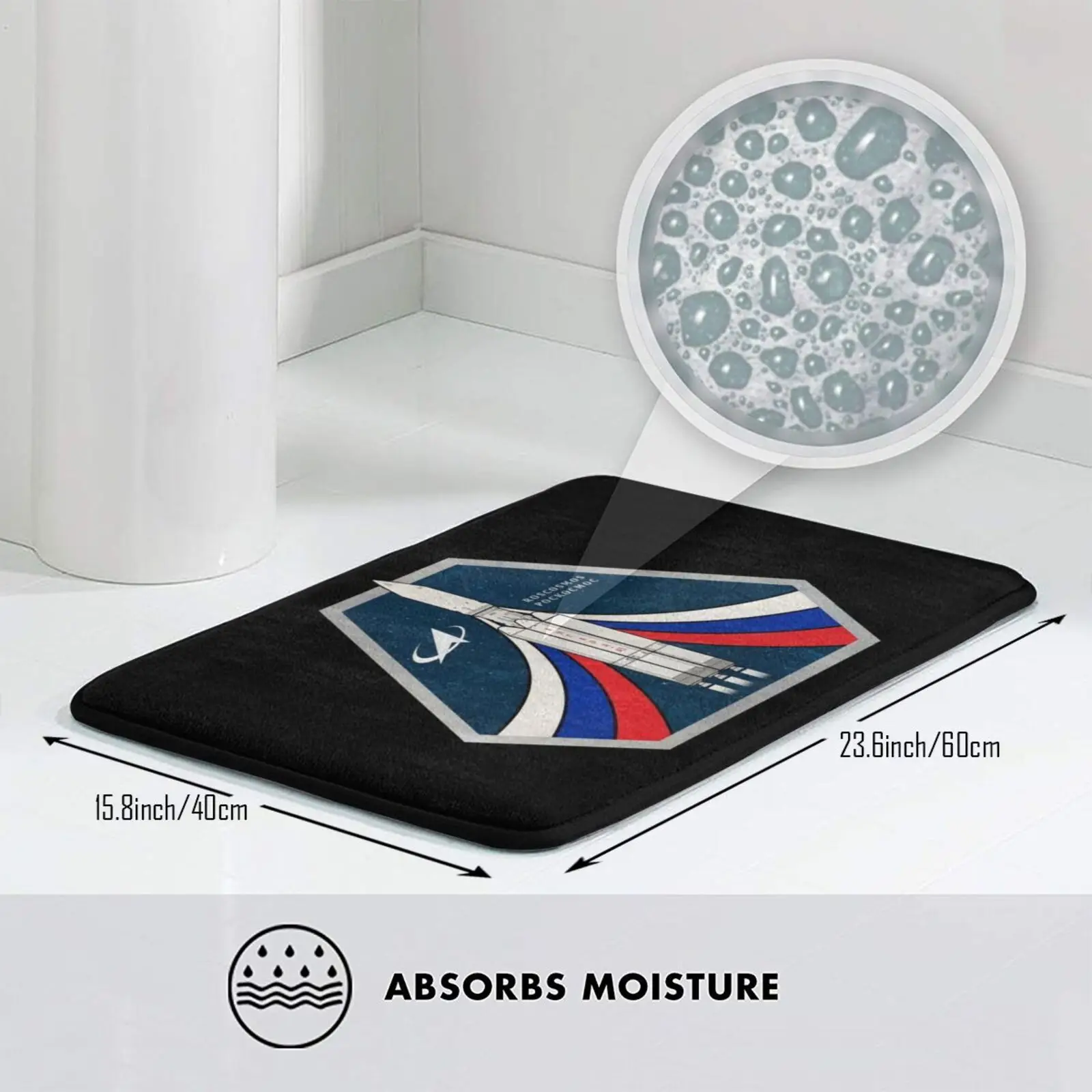 Ангара значок коврик ковер анти скольжение Спальня входная дверь Космос Винтаж