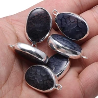 natural stone dragon pattern agates pendants water drop shape exquisite charm for jewelry making diy necklace earring accessorie