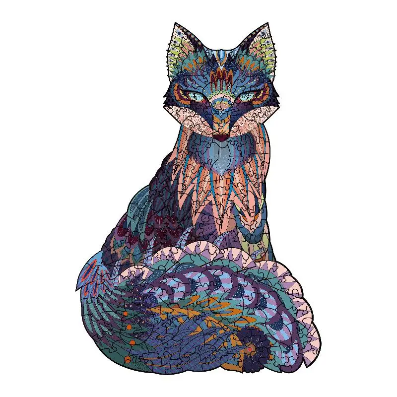 

New Lion Shaped Wooden Puzzle Irregular Three-dimensional Animal Puzzle 3d Wooden Puzzle Toy Children Adult Gift