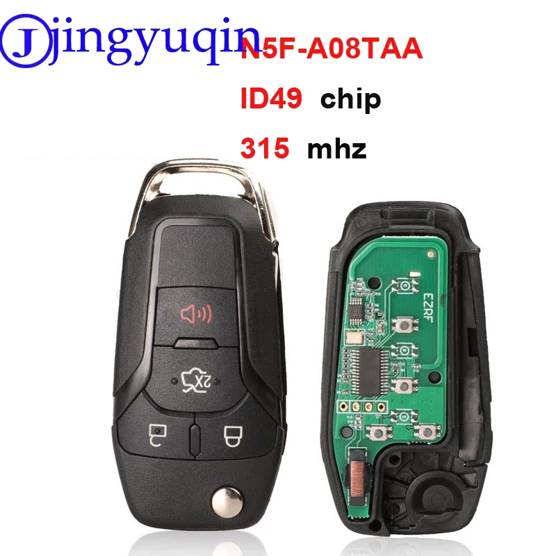 Jingyuqin сменный смарт пульт дистанционного управления флип ключ без ключа для Ford