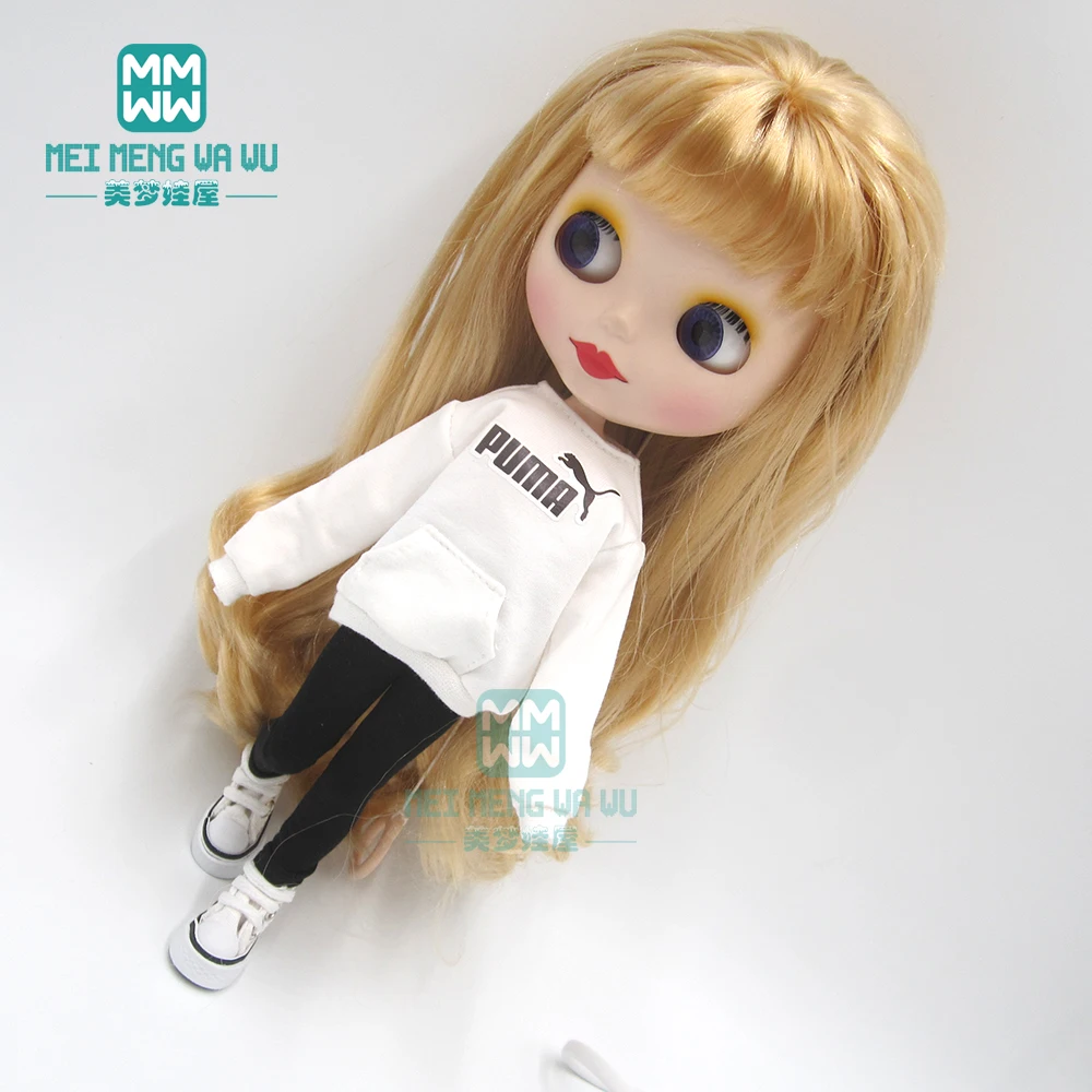 1 шт., одежда Blyth Doll, модные свитера, порванные штаны для Blyth Azone OB23 OB24, кукла 1/6, аксессуары