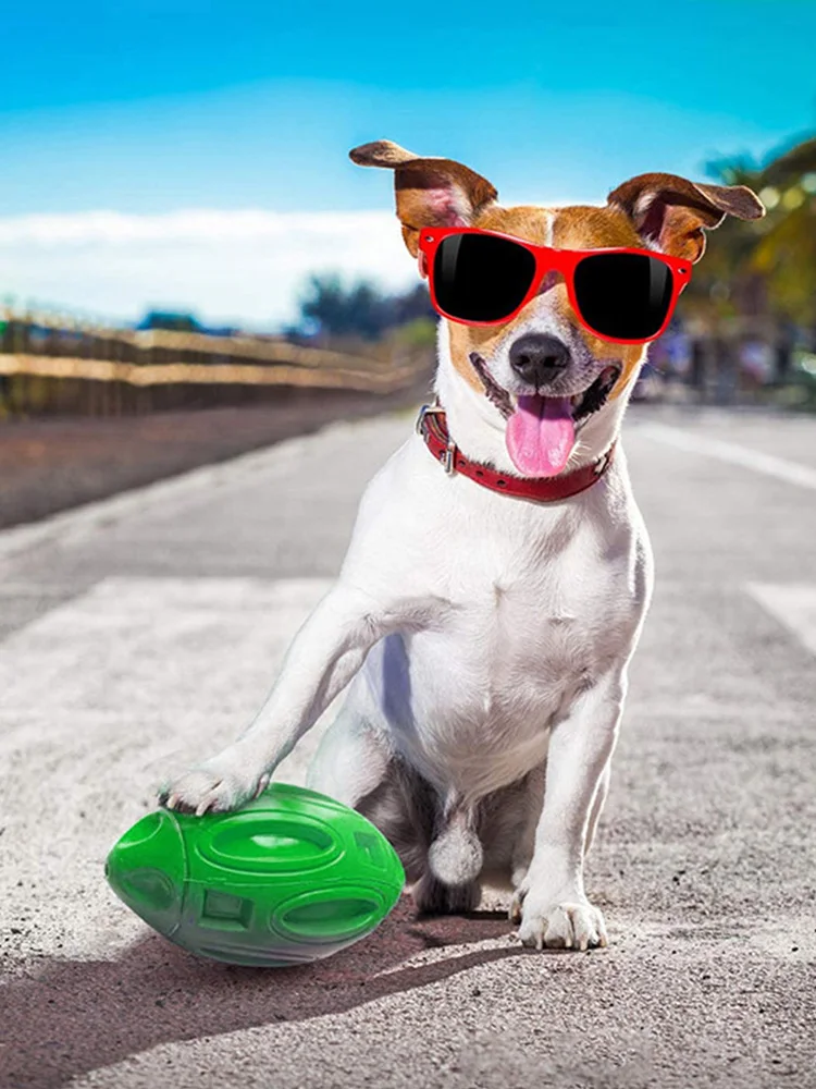 

ПЭТ Звук Шар любимчика SuppliesDog игрушек резиновую вокальный Укус устойчивостью безопасная прочная игрушка мяч для Собаки Поставки