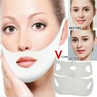 Гель-маска для лица, с эффектом лифтинга, разглаживает морщины, прилипает к подбородку