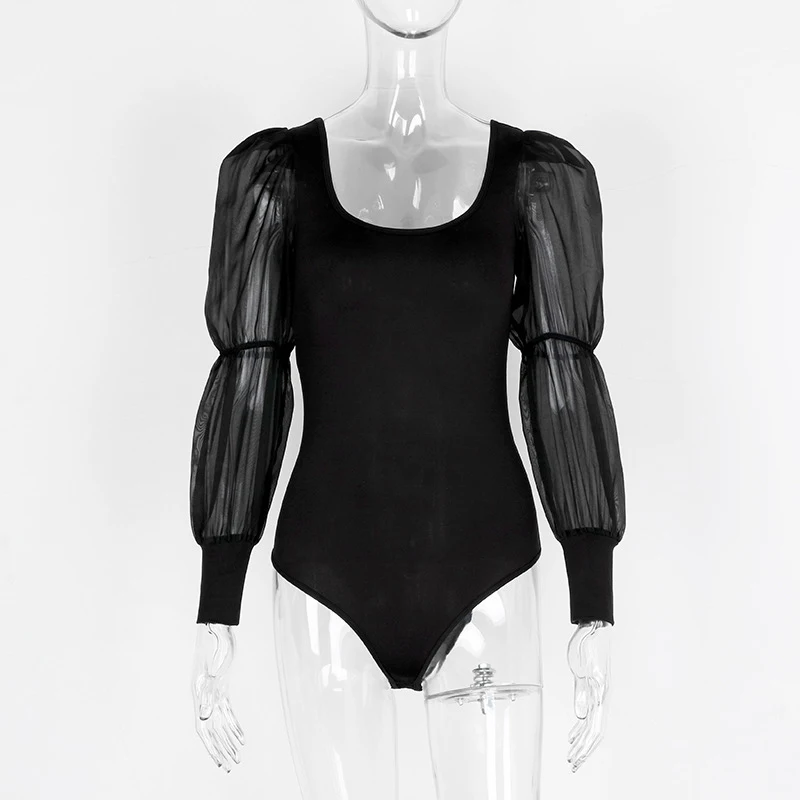 

Women Sexy Long Sleeve Solid Pattern Jumpsuit Bodysuit Bodycon Romper Pants Casual Playsuits