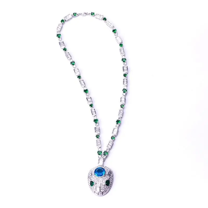 Новая цветная цепочка для ключиц из титанового сплава классическое ожерелье