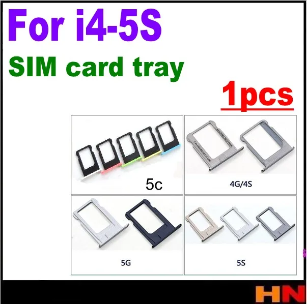 1 шт. держатель для SIM-карты слот iphone 4 4G Φ 5 5C деталь замены адаптер розетка |