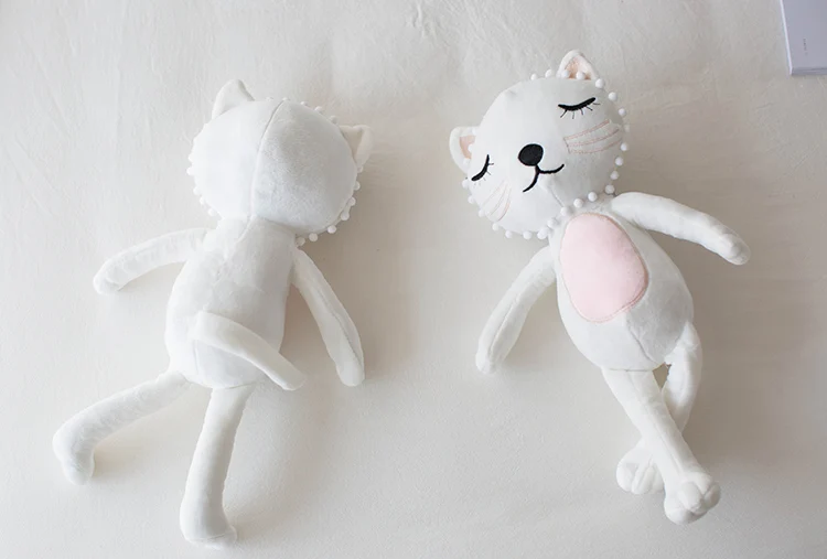 

40cm Kawaii Plush Cat Lion Toys For Children Room Decor Stuffed Animal Toys Kids Baby Appease Dolls