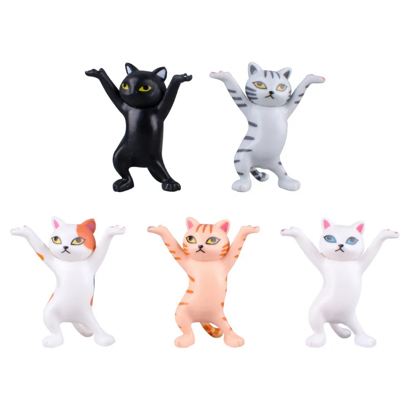 

Cat Pen Holder Black Cat Without Coffin Bracket Kids Funny Cat Pen Holder Kids Adult Doll Toy Gift Weightlifting Cat Pen Holders