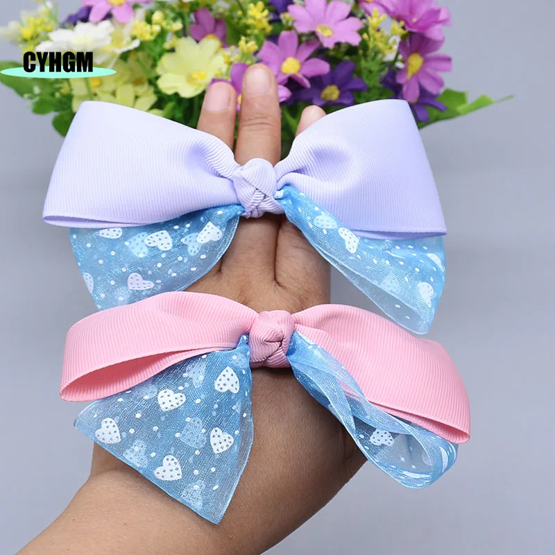 Оптовая продажа модные шелковые резинки для волос большие эластичные женщин