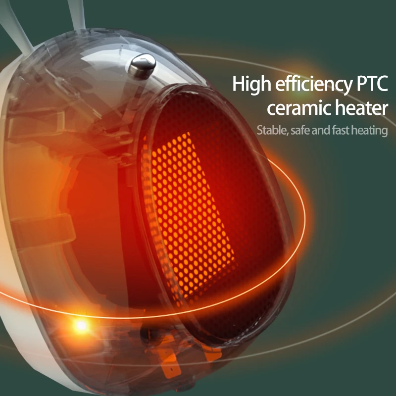 

Electric Heater Mini Portable Warmer for Indoor Heating camp Adjustable Thermostat For Home Office Room Fast winter Warmer Fan