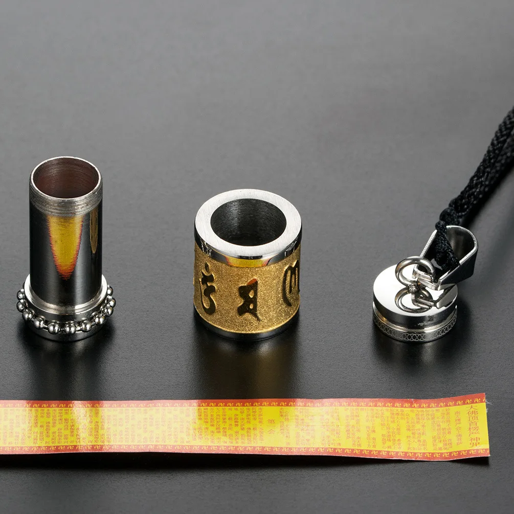 Мужское Ожерелье Амулет открытые Подвески мантра шурангама буддизм боди гвардия