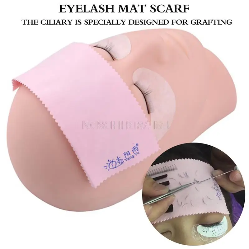 

1x Beauty Salon Eyelash Grafting Tool Eyelash Extensions Forehead Scarf Eyelash Forehead Towel Pad Makeup Tool