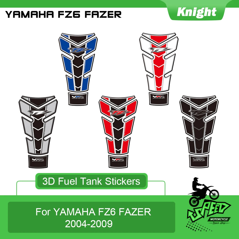 

Совершенно новые 3D гелевые наклейки на топливный бак мотоцикла, подушка для топливного бака, защитные наклейки для рыбьих костей для Yamaha FZ6 Fazer 600 2004-2009