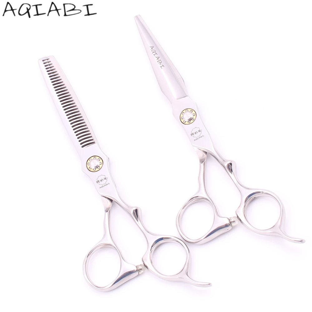 Парикмахерские ножницы 6 ''Япония 440C для резки Thinning Профессиональные волос 2019