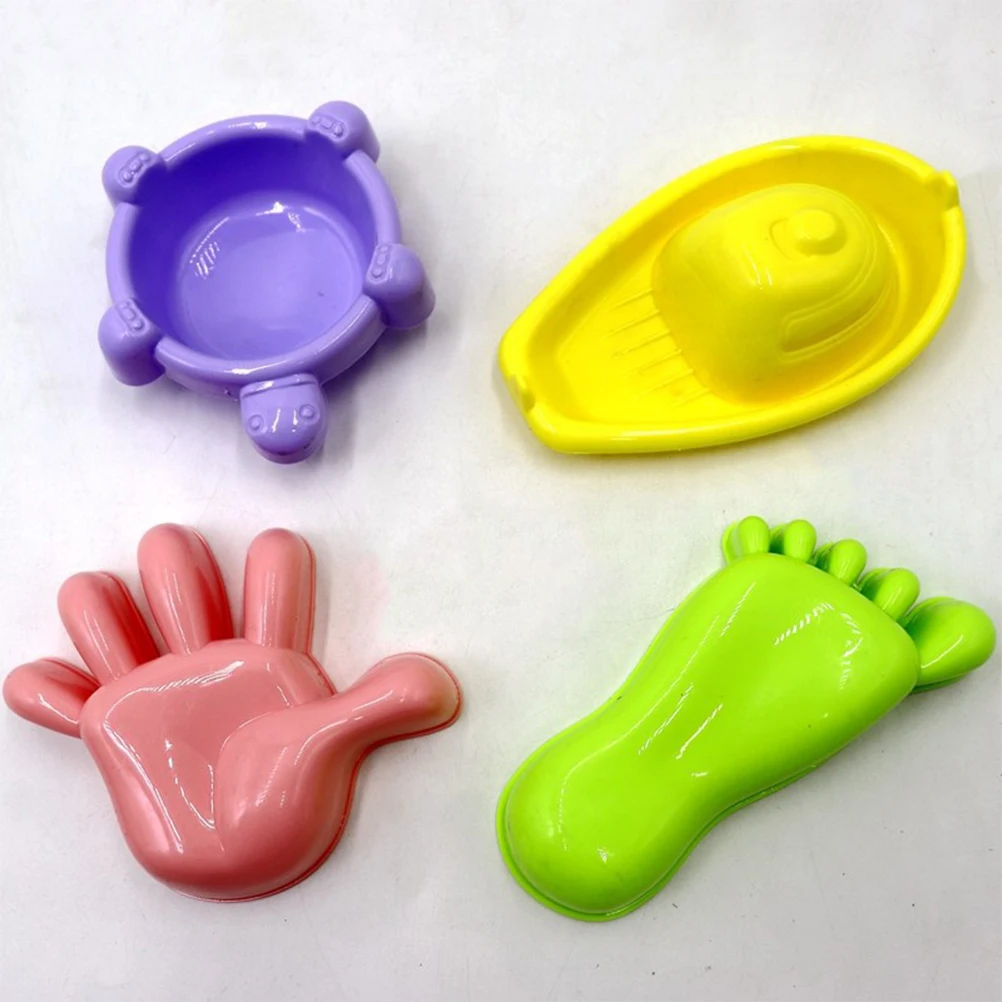 27 Pcs Sand Molds Set Parent-child Outdoor Cartoon Beach Game Toys Interactive for Yard Sandbox Parks Garden | Спорт и развлечения