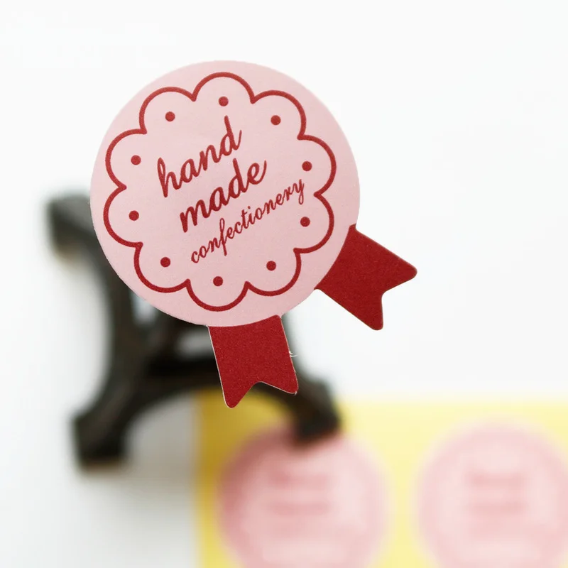 Спасибо ручная работа розовые бумажные точечные наклейки паста для