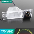 GreenYi 170  AHD траектория автомобильная камера заднего вида для Hyundai Tucson IX35 2015 2016 ночного видения обратный реверсивный 4-контактный автомобильная парковка